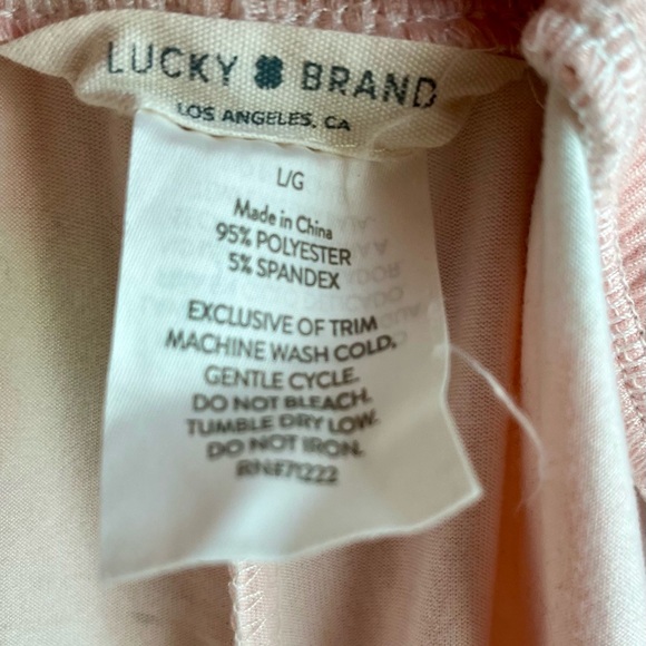 Lucky Brand Pink Striped Pajamas Sleepwear Set - Picture 8 of 9